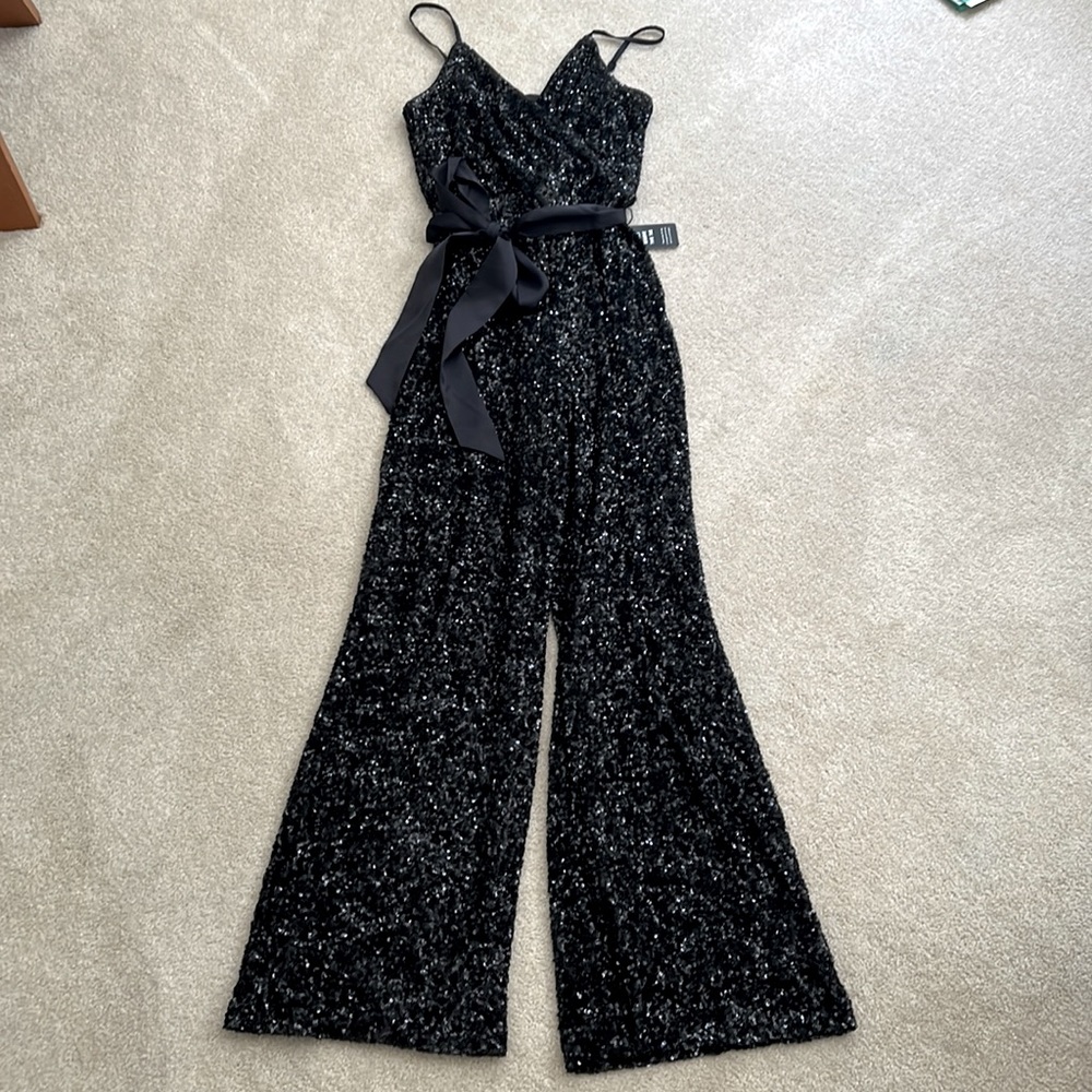 NWT Express Sequin Jumpsuit